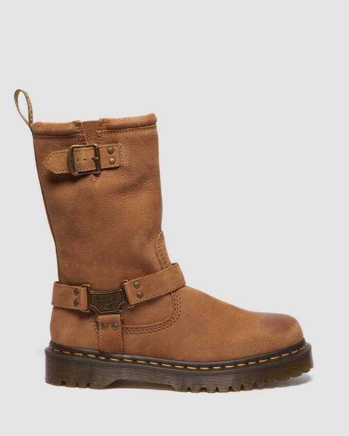 Botas moteras Anistone Hi Tumbled Nubuck