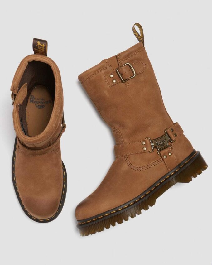 Botas moteras Anistone Hi Tumbled Nubuck