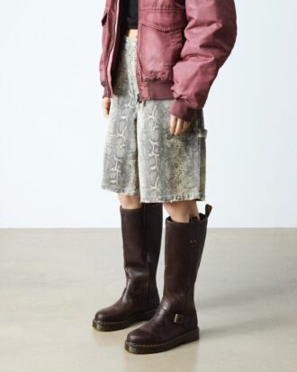 Botas moteras Anistone Knee High Crazy Horse Leather Crazy Horse