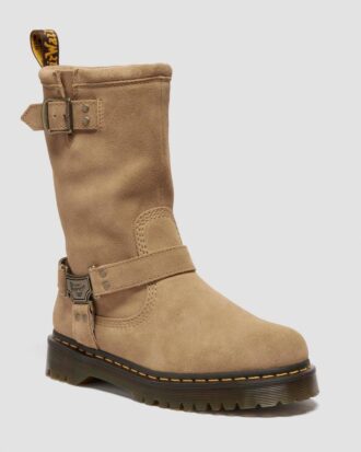 Botas moteras de ante Anistone Hi Botas moteras de ante