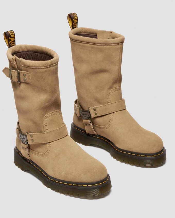 Botas moteras de ante Anistone Hi Botas moteras de ante Botas moteras de ante Anistone Hi Botas moteras de ante