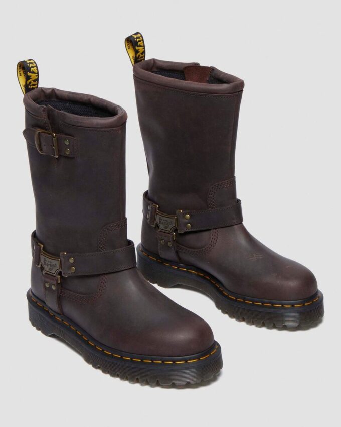 Botas moteras de cuero Anistone Hi