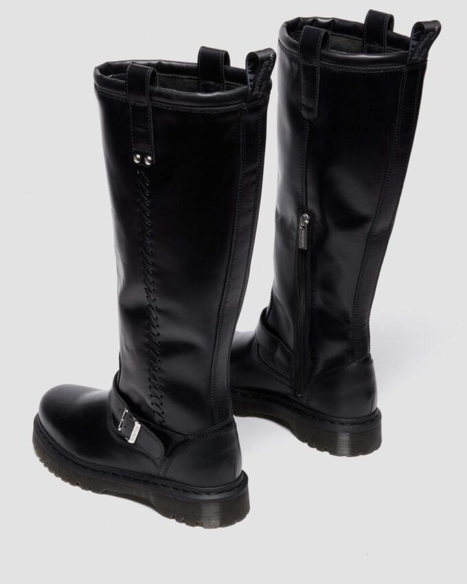 Botas moteras de cuero Anistone Knee High Orleans