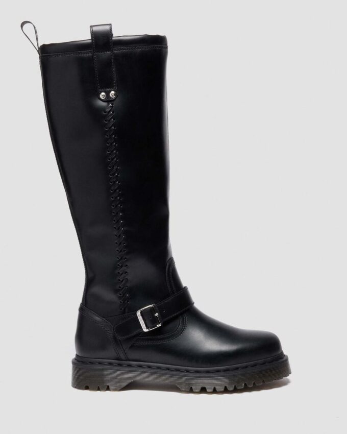 Botas moteras de cuero Anistone Knee High Orleans