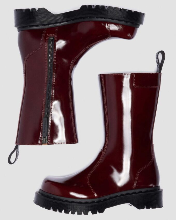 Botas Rejena de piel lacada Botas Rejena de piel lacada