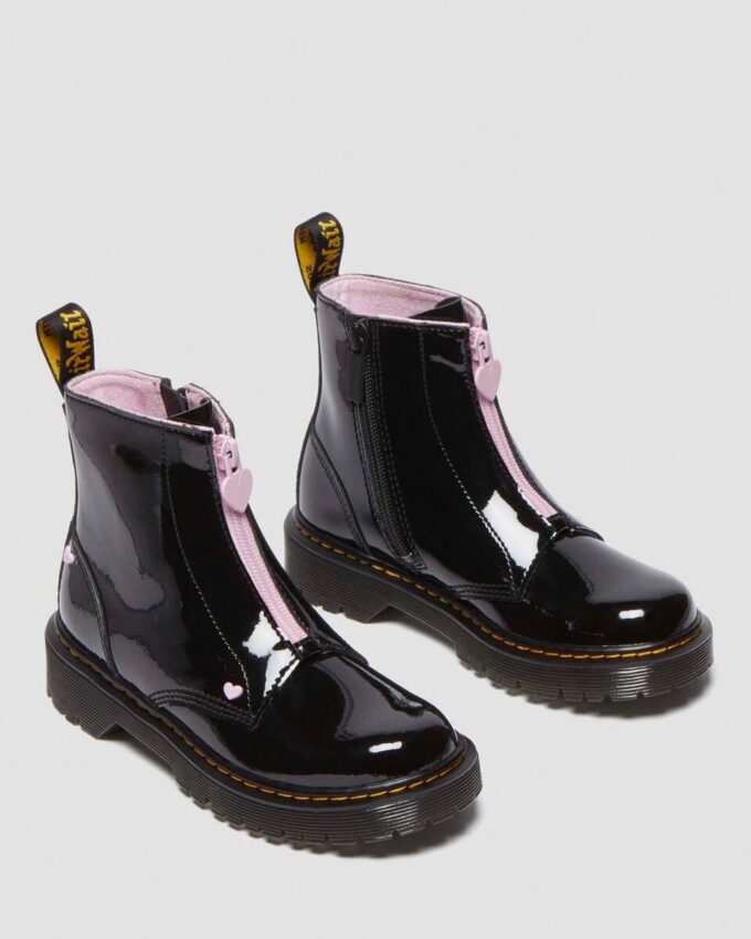 Botas sin cordones Junior Heart Nappa Patent Leather Botas sin cordones Junior Heart Nappa Patent Leather