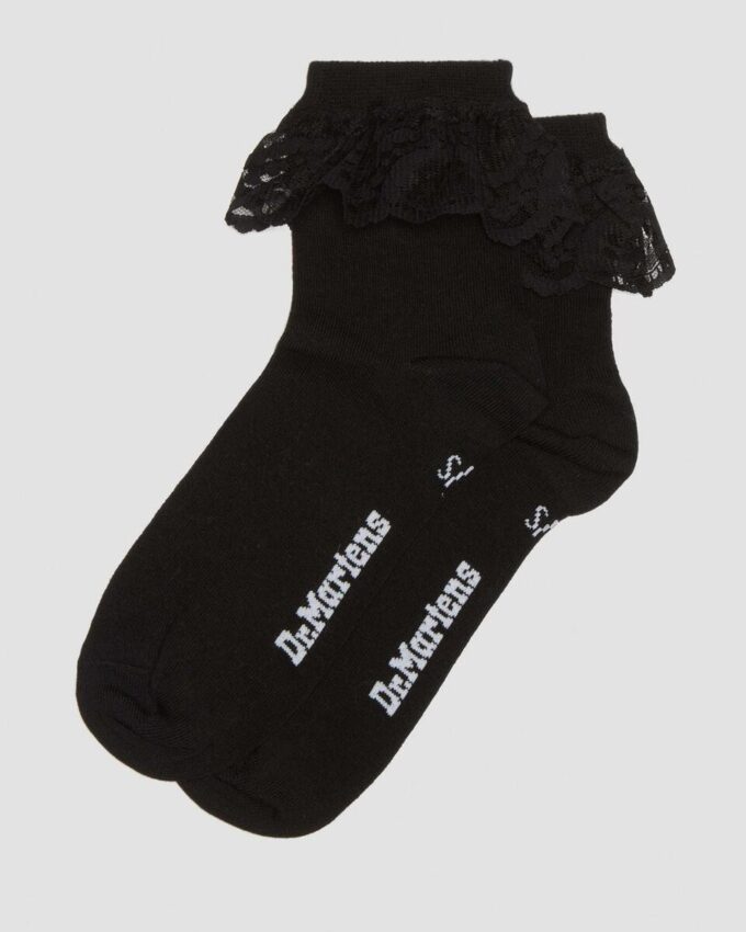 Calcetines de algodón orgánico con volantes