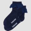 CALCETINES DE MEZCLA DE ALGODÓN ORGÁNICO CON VOLANTES CALCETINES DE MEZCLA DE ALGODÓN ORGÁNICO CALCETINES DE MEZCLA DE ALGODÓN ORGÁNICO CON VOLANTES CALCETINES DE MEZCLA DE ALGODÓN ORGÁNICO