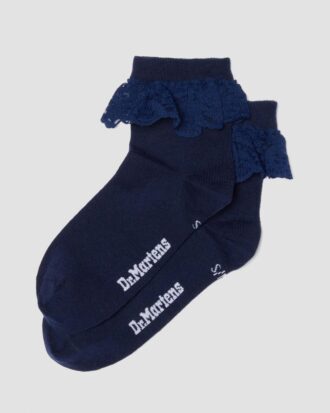 CALCETINES DE MEZCLA DE ALGODÓN ORGÁNICO CON VOLANTES CALCETINES DE MEZCLA DE ALGODÓN ORGÁNICO