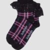 CALCETINES DE MEZCLA DE ALGODÓN ORGÁNICO CON VOLANTES CALCETINES DE MEZCLA DE ALGODÓN ORGÁNICO CALCETINES DE MEZCLA DE ALGODÓN ORGÁNICO CON VOLANTES CALCETINES DE MEZCLA DE ALGODÓN ORGÁNICO