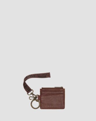 CARD HOLDER Tarjetero de Ambassador Leather con llavero