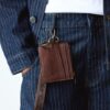 CARD HOLDER Tarjetero de Ambassador Leather con llavero