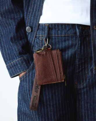 CARD HOLDER Tarjetero de Ambassador Leather con llavero