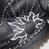 JADON HI SOLAR FLARE Botas con plataforma de cuero reciclado