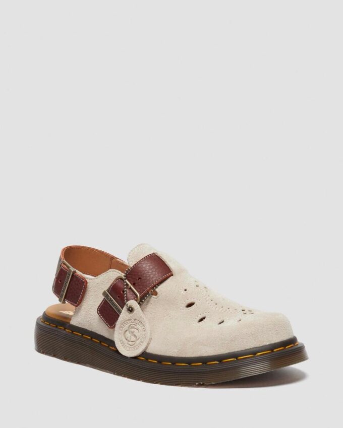 Jorge Made In England Desert Oasis Suede Slingback Mule