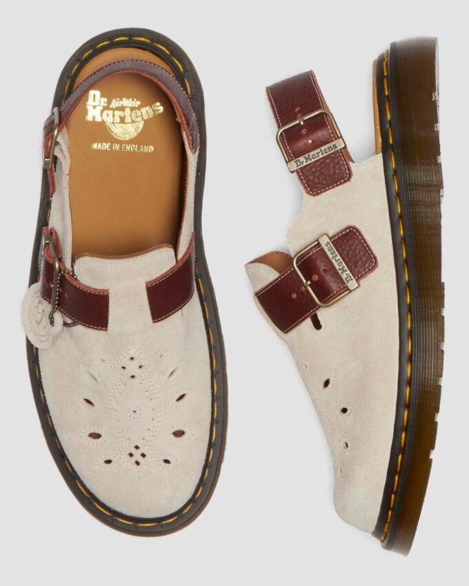 Jorge Made In England Desert Oasis Suede Slingback Mule