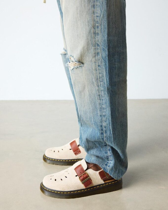 Jorge Made In England Desert Oasis Suede Slingback Mule