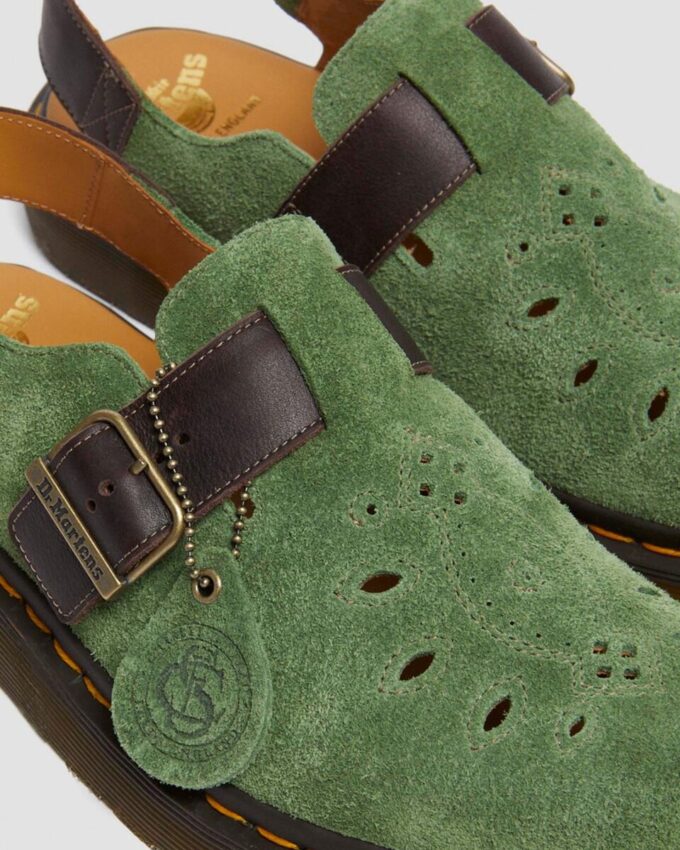Jorge Made In England Desert Oasis Suede Slingback Mule