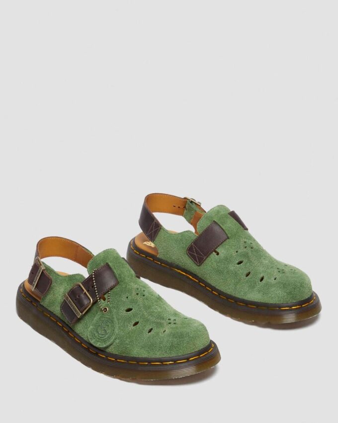 Jorge Made In England Desert Oasis Suede Slingback Mule