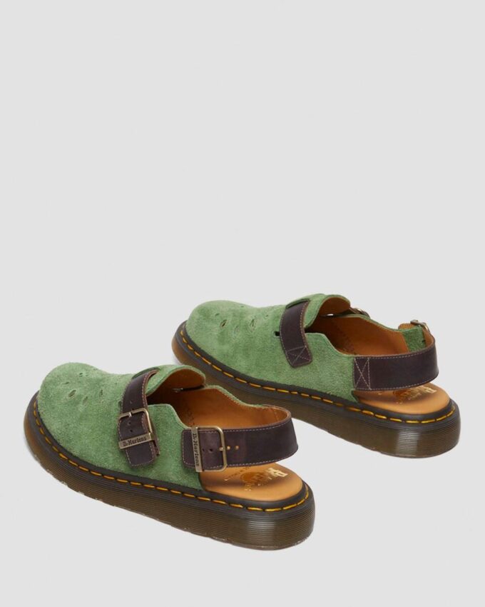 Jorge Made In England Desert Oasis Suede Slingback Mule