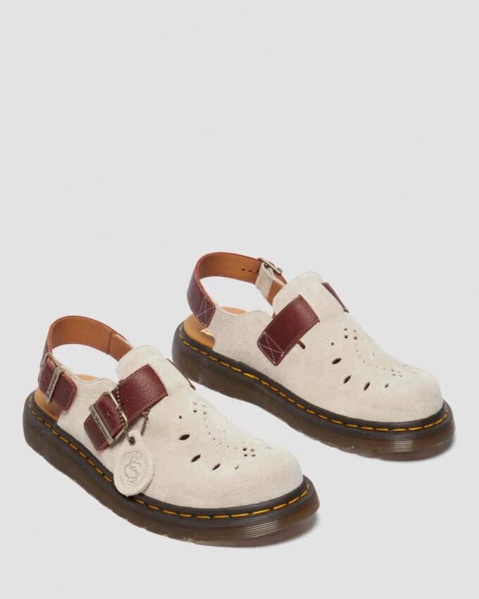 Jorge Made In England Desert Oasis Suede Slingback Mule