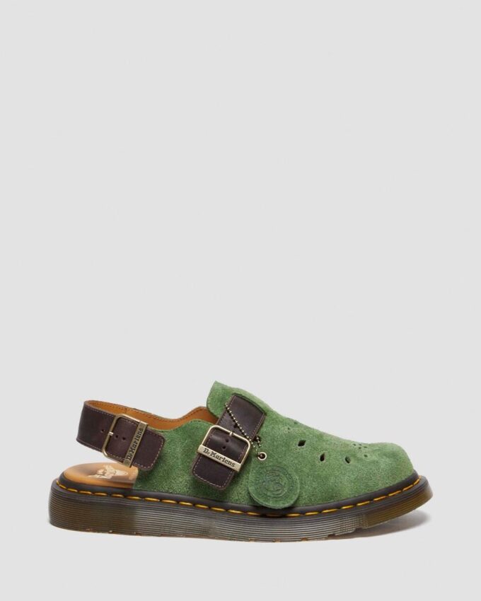 Jorge Made In England Desert Oasis Suede Slingback Mule