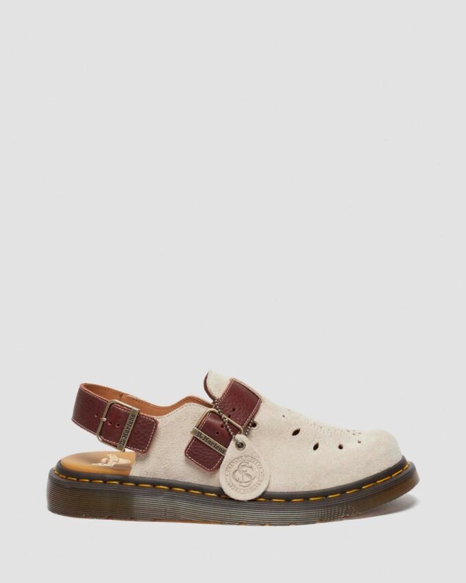 Jorge Made In England Desert Oasis Suede Slingback Mule