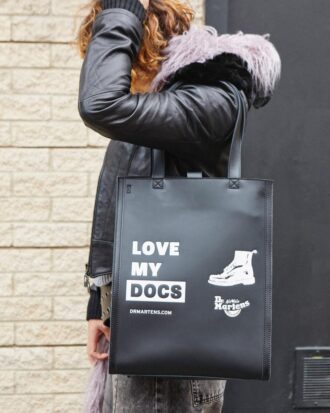 LOVE MY DOCS Bolso tote de piel