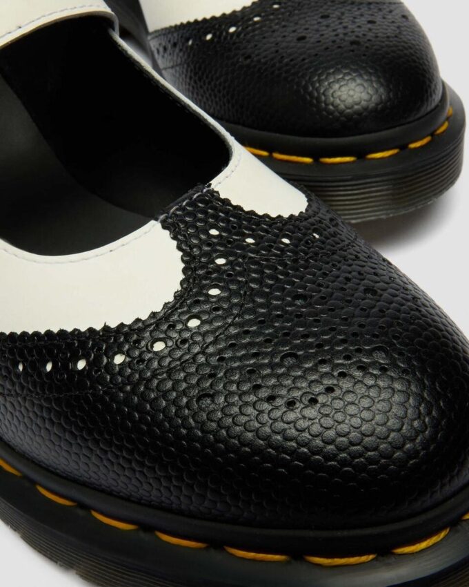 MARY JANE Zapatos de piel monocromáticos MARY JANE Zapatos de piel monocromáticos