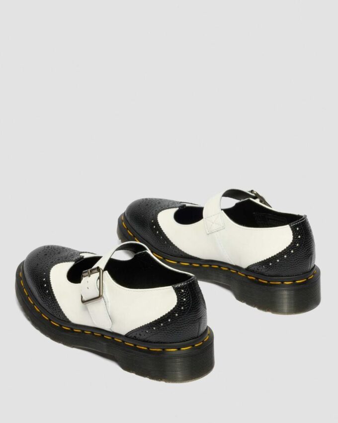 MARY JANE Zapatos de piel monocromáticos MARY JANE Zapatos de piel monocromáticos