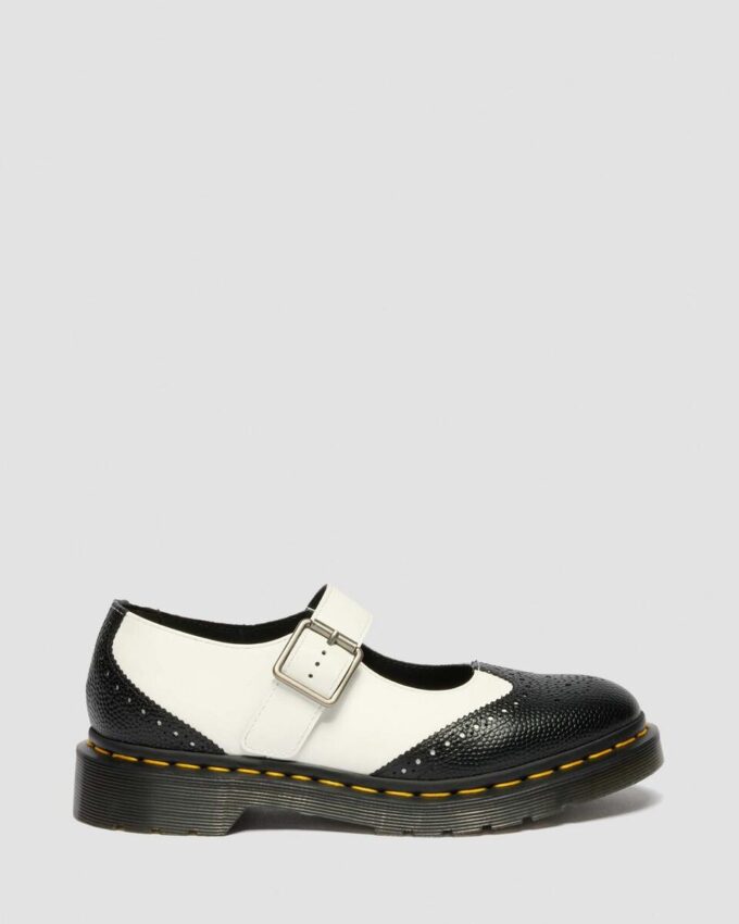 MARY JANE Zapatos de piel monocromáticos MARY JANE Zapatos de piel monocromáticos