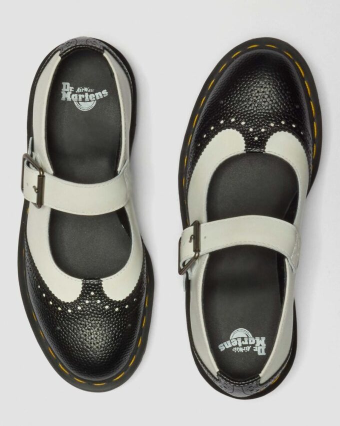 MARY JANE Zapatos de piel monocromáticos MARY JANE Zapatos de piel monocromáticos