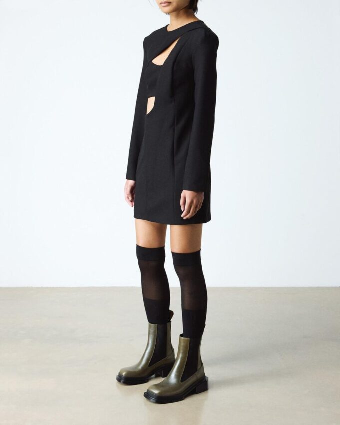 MAYBOLE CHELSEA Botas de cuero con puntera cuadrada MAYBOLE CHELSEA Botas de cuero con puntera cuadrada