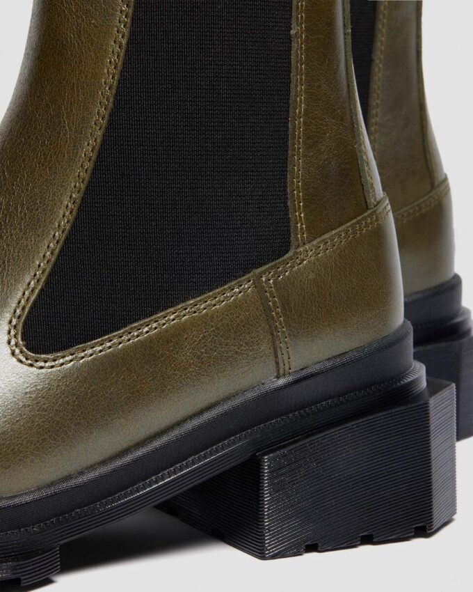 MAYBOLE CHELSEA Botas de cuero con puntera cuadrada MAYBOLE CHELSEA Botas de cuero con puntera cuadrada