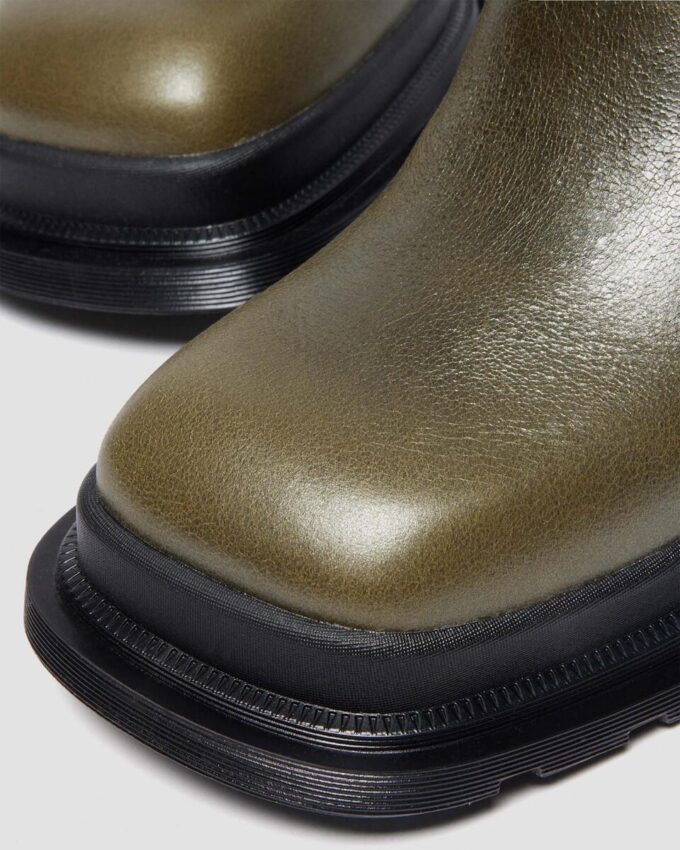 MAYBOLE CHELSEA Botas de cuero con puntera cuadrada MAYBOLE CHELSEA Botas de cuero con puntera cuadrada