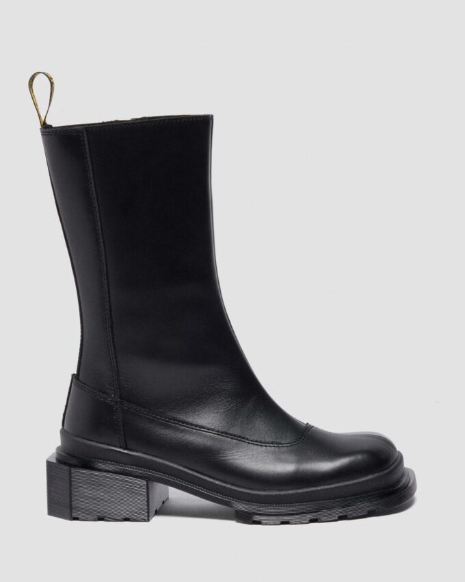 Maybole Hi Botas Chelsea de piel con puntera cuadrada Maybole Hi Botas Chelsea de piel con puntera cuadrada