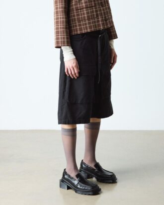 MAYBOLE LOAFER Mocasines de piel con puntera cuadrada y fruncidos