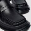 MAYBOLE LOAFER Mocasines de piel con puntera cuadrada y fruncidos MAYBOLE LOAFER Mocasines de piel con puntera cuadrada y fruncidos