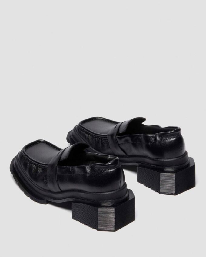 MAYBOLE LOAFER Mocasines de piel con puntera cuadrada y fruncidos MAYBOLE LOAFER Mocasines de piel con puntera cuadrada y fruncidos