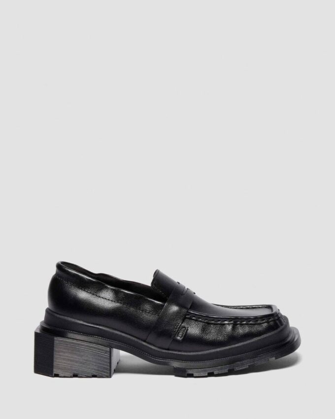 MAYBOLE LOAFER Mocasines de piel con puntera cuadrada y fruncidos MAYBOLE LOAFER Mocasines de piel con puntera cuadrada y fruncidos