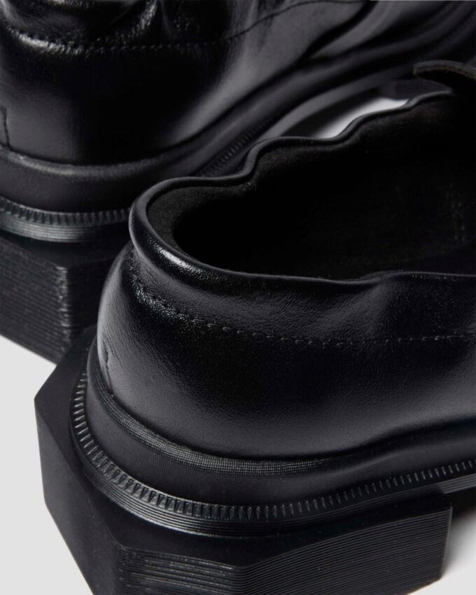 MAYBOLE LOAFER Mocasines de piel con puntera cuadrada y fruncidos MAYBOLE LOAFER Mocasines de piel con puntera cuadrada y fruncidos