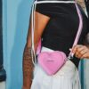 MINI HEART Bolso de piel con forma de corazón MINI HEART Bolso de piel con forma de corazón