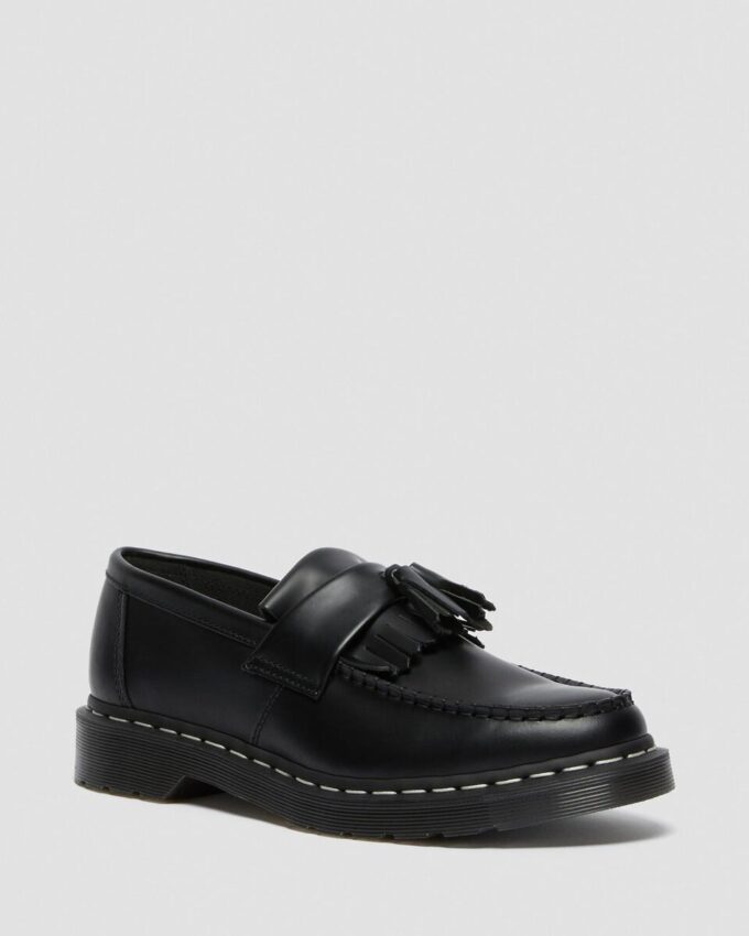Mocasines Adrian de Smooth Leather con costura blanca Mocasines Adrian de Smooth Leather con costura blanca