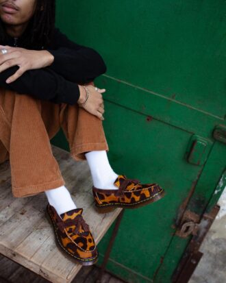 Mocasines con borlas Adrian Made in England Hair On