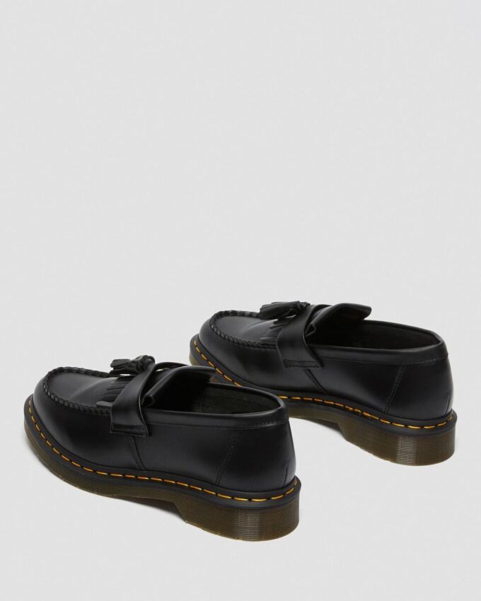 Mocasines con borlas de piel cosida en amarillo Adrian Mocasines con borlas de piel cosida en amarillo Adrian