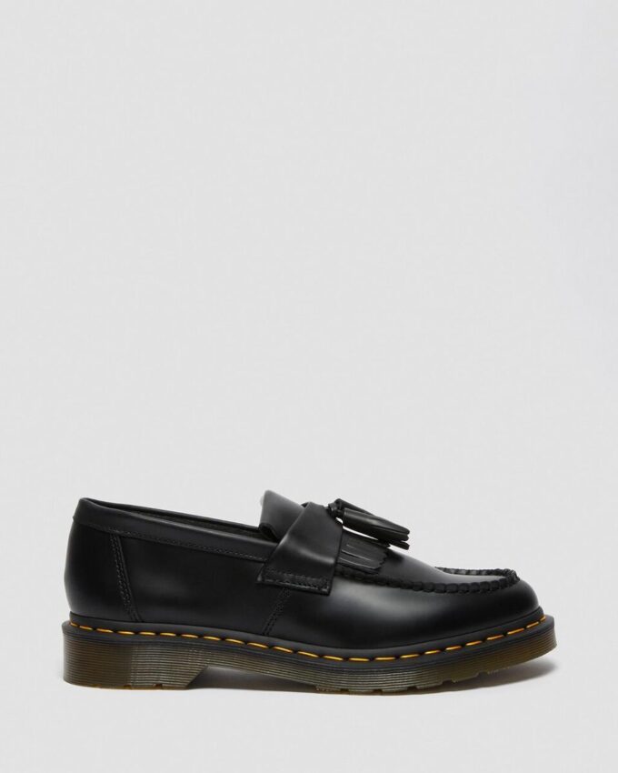 Mocasines con borlas de piel cosida en amarillo Adrian Mocasines con borlas de piel cosida en amarillo Adrian