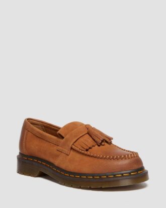 Mocasines con borlas de piel nobuk Adrian