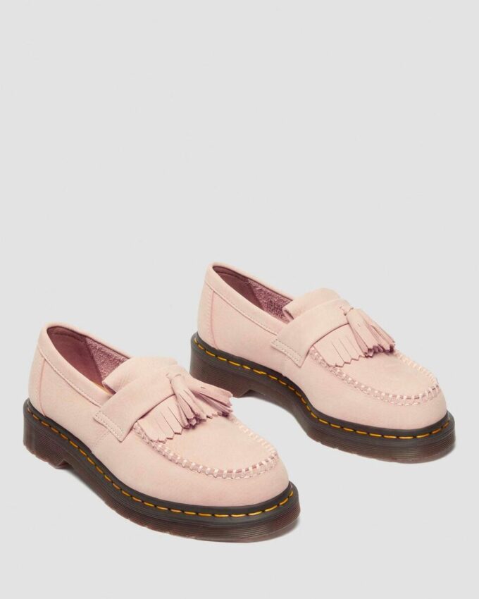 Mocasines con borlas de piel nobuk Adrian Mocasines con borlas de piel nobuk Adrian