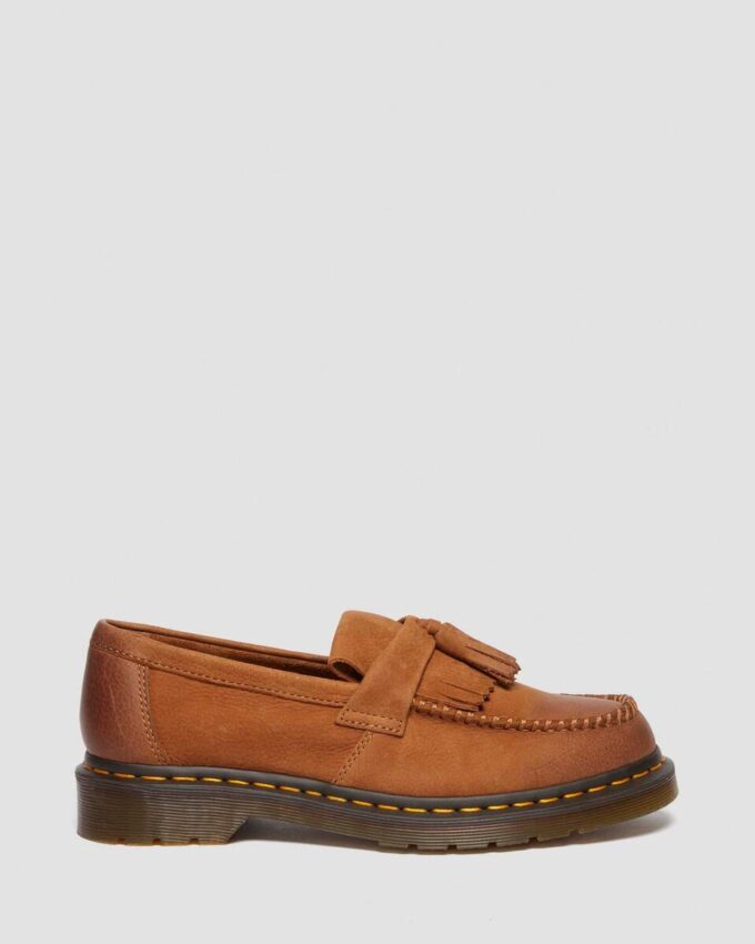 Mocasines con borlas de piel nobuk Adrian Mocasines con borlas de piel nobuk Adrian