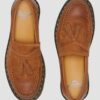 Mocasines con borlas de piel nobuk Adrian Mocasines con borlas de piel nobuk Adrian